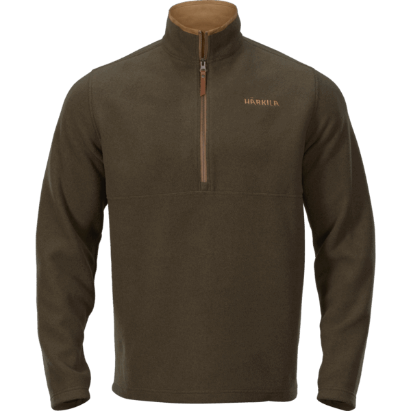Härkila Sandhem fleece pullover Willow green melange 4XL