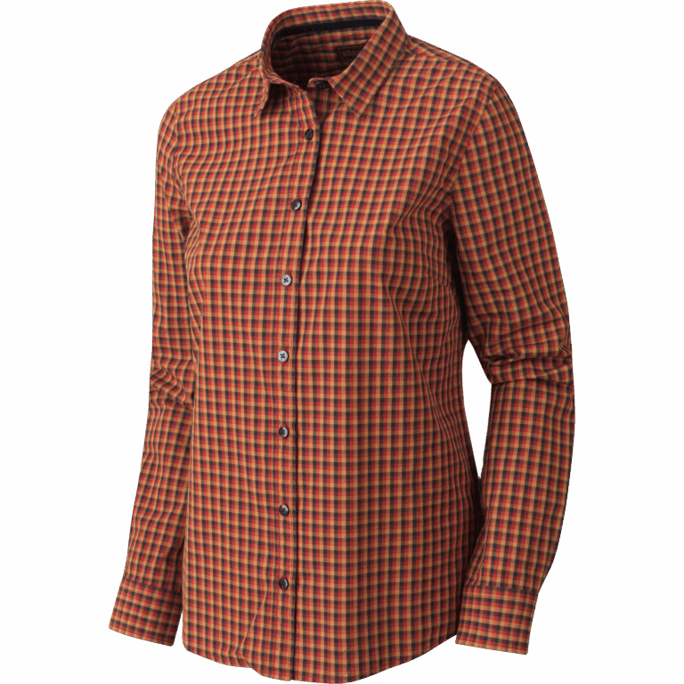 Härkila Selja Lady L/S Check skjorte Red/Black check S