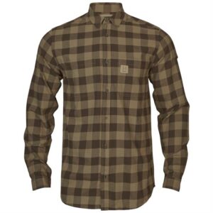 Härkila Skandinavisk L/S Skjorte Mens, Antique Bronze Check