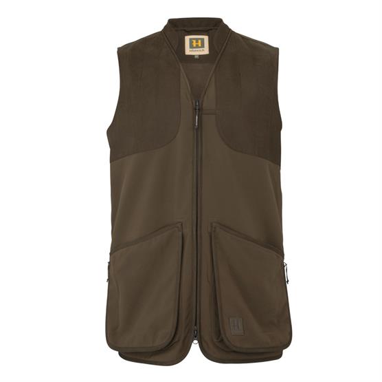Härkila Skye Shooting Waistcoat Mens, Willow Green / Shadow Brown