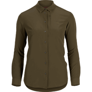 Härkila Trail L/S skjorte Women Willow green XXL