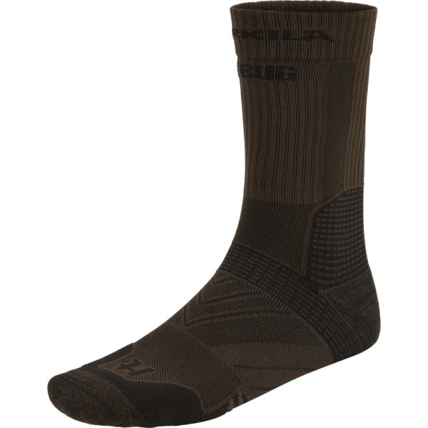 Härkila Trail socks Dark olive/Willow green XL