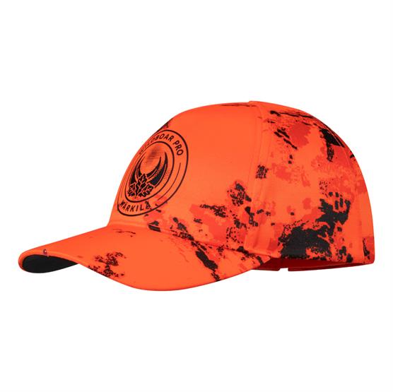 Härkila Wildboar Pro Blaze Camo Cap, Axis MSPCE Orange / Shadow Brown