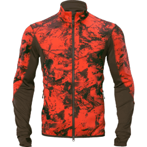 Härkila Wildboar Pro camo fleece jakke AXIS MSP®Wildboar orange/Shadow brown 4XL