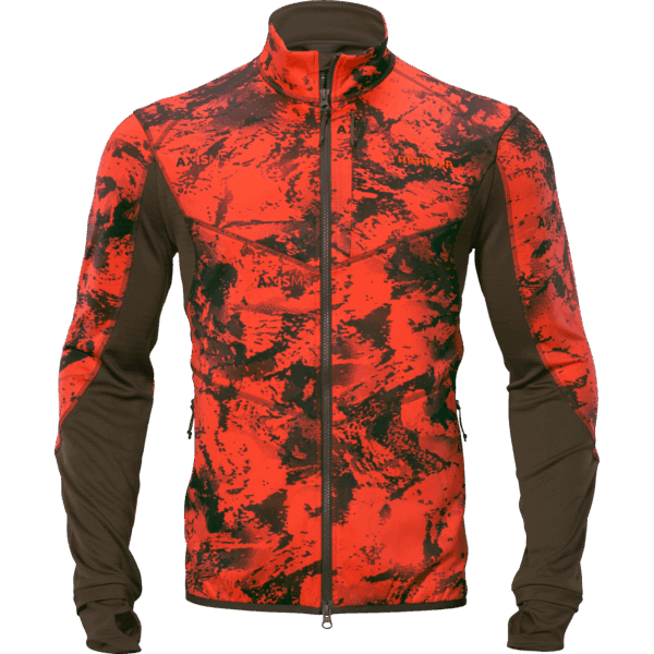 Härkila Wildboar Pro camo fleece jakke AXIS MSP®Wildboar orange/Shadow brown 4XL