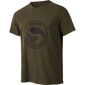 Härkila Wildlife Bear T-Shirt Willow Green-L