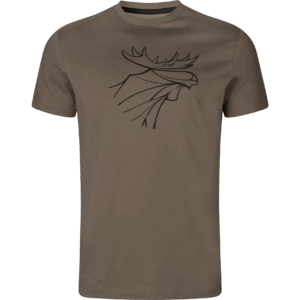 Härkila graphic t-shirt 2-pack Brown granite/Phantom XXL
