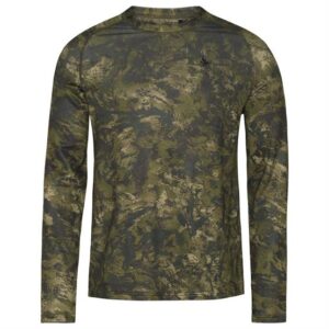 Seeland Active Camo L/S T-Shirt Mens, InVis green