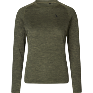 Seeland Active L/S T-shirt Women Pine green S