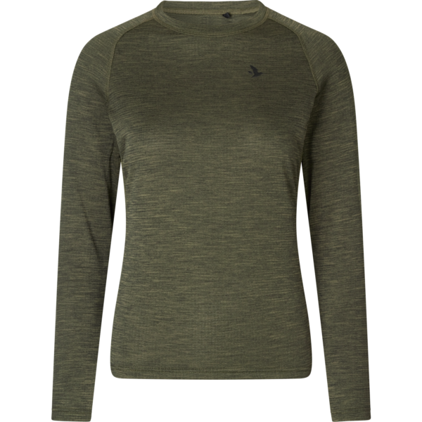 Seeland Active L/S T-shirt Women Pine green XXL