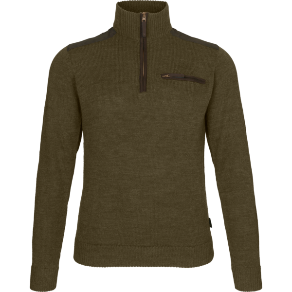 Seeland Buckthorn half zip sweater Shaded olive melange XXL