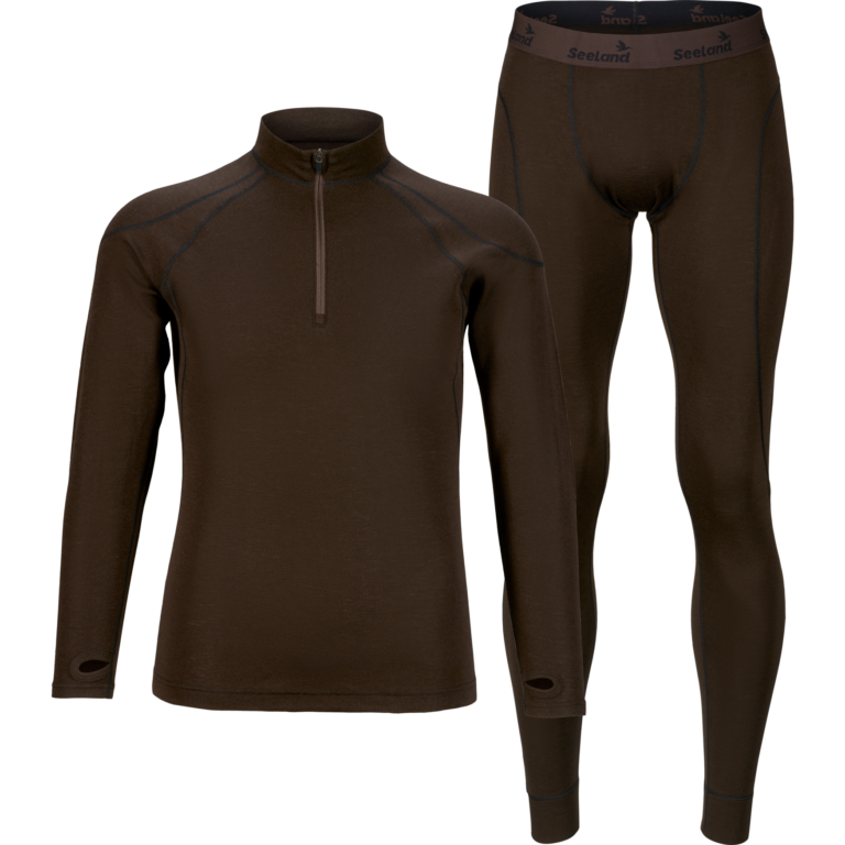 Seeland Climate base layer Clay brown 3XL