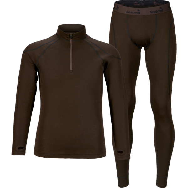 Seeland Climate base layer Clay brown 3XL