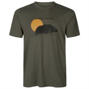 Seeland Night Fever T-Shirt Mens, Pine Green Melange