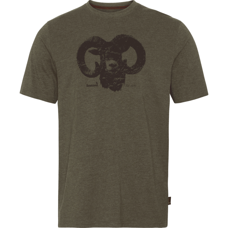 Seeland Outdoor t-shirt Pine green melange L